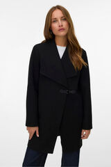 Vero Moda sobretudo de tecido midi Preto