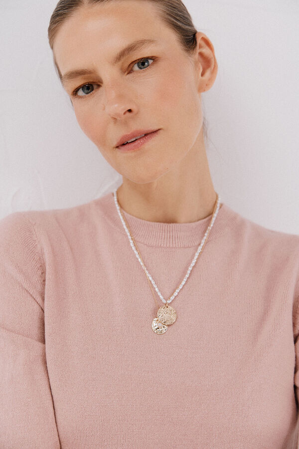 Cortefiel Soft feel jumper Pink