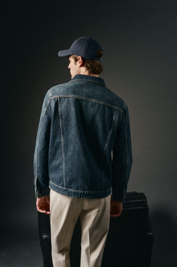 OOTO Blusão denim Azul
