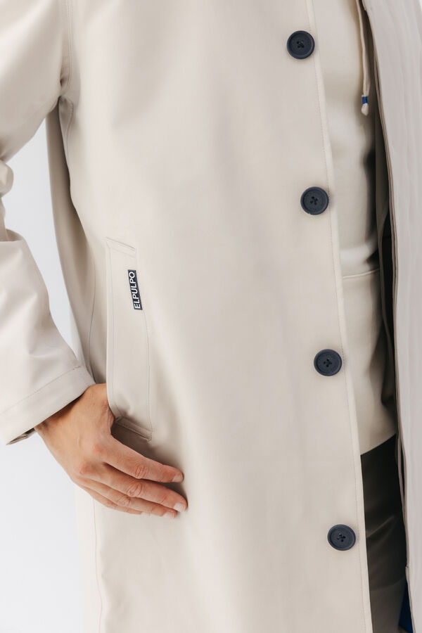 elPulpo Gabardina ultraleve Vostok Castanho