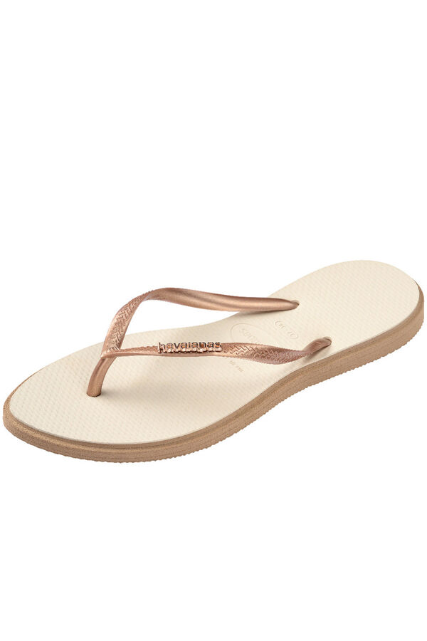 Havaianas Sand&aacute;lia Slim Point Tostado