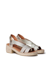 Toni Pons Sandália de salto de pele com elástico