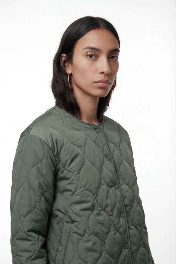 Vero Moda Casaco curta acolchoada  Verde