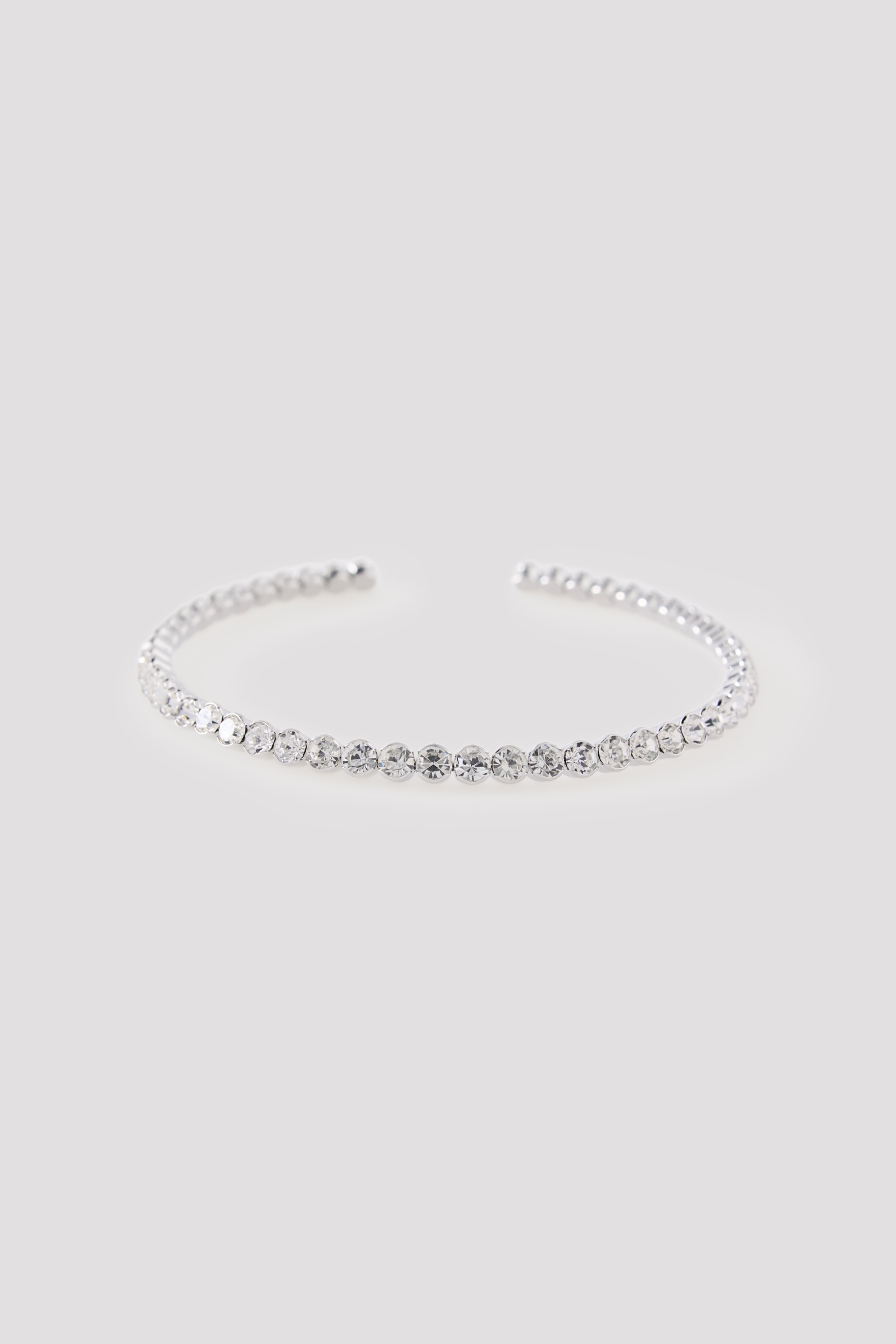 Cortefiel Open crystal necklace