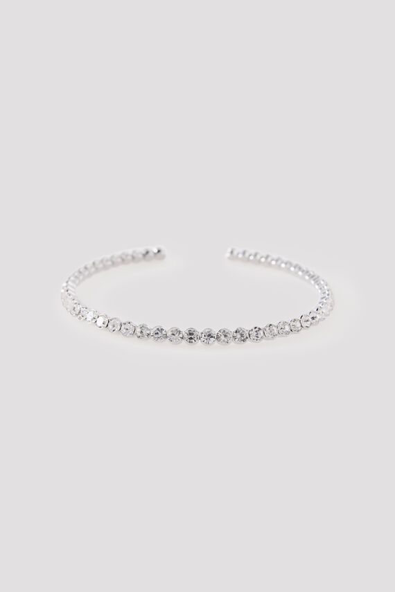Collar abierto cristales