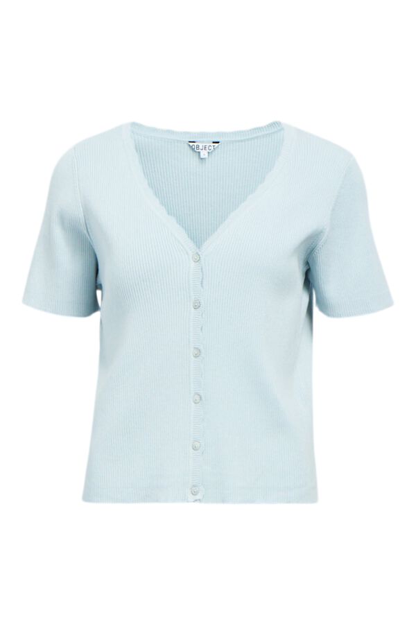 Object Short sleeve jersey top Blue