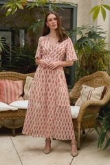 Pol&iacute;n Et Moi Vestido comprido Alma Castanho