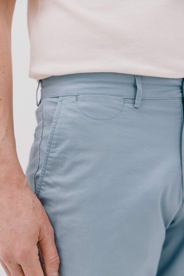 Cortefiel Chino bermuda shorts Blue