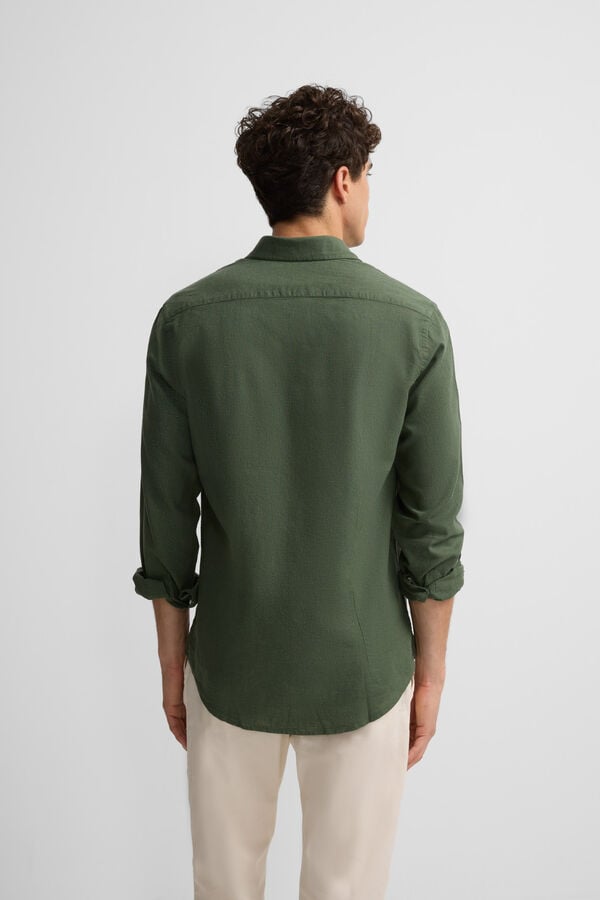 Silbon Camisa sport soft Verde