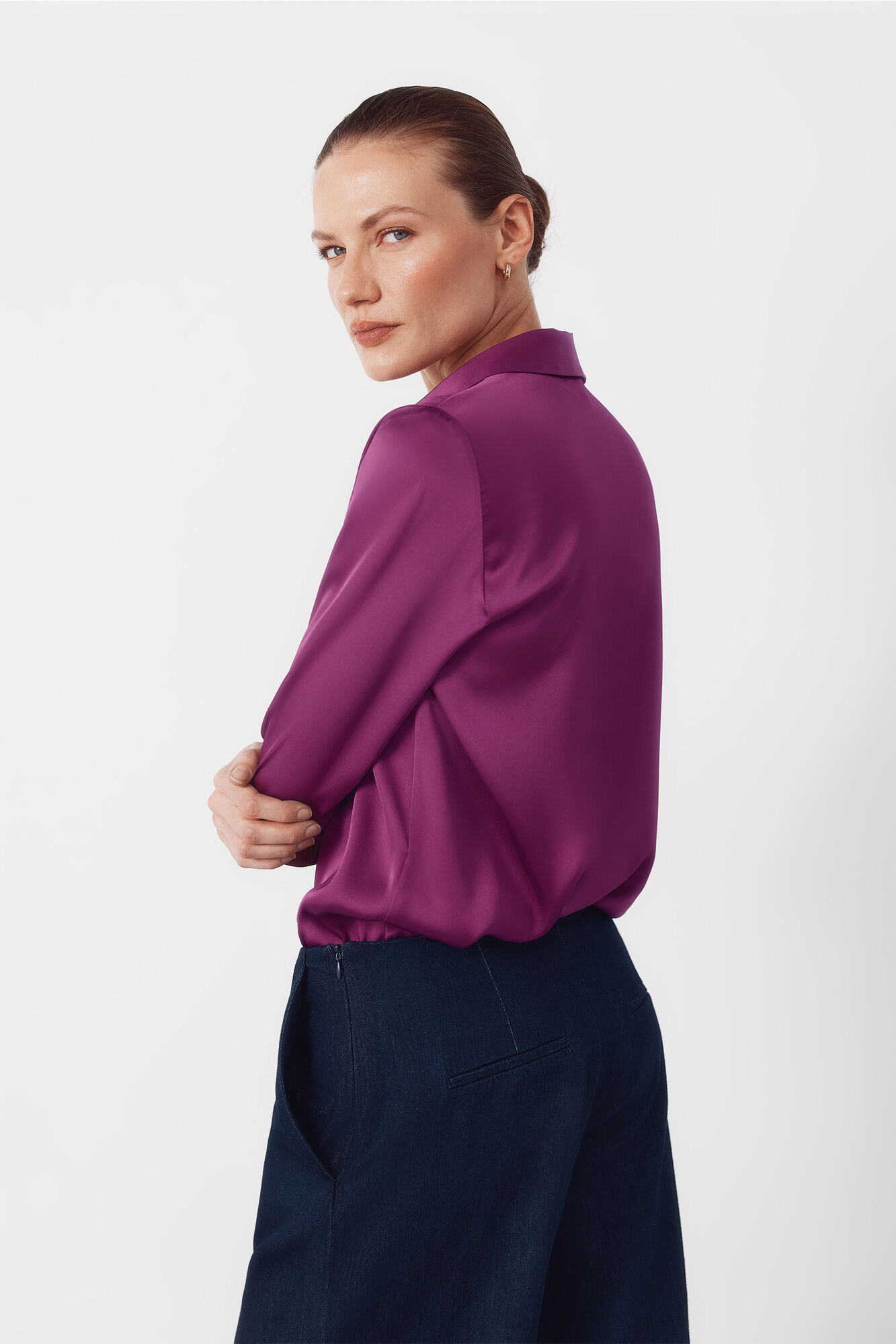 Cortefiel Satin-finish shirt