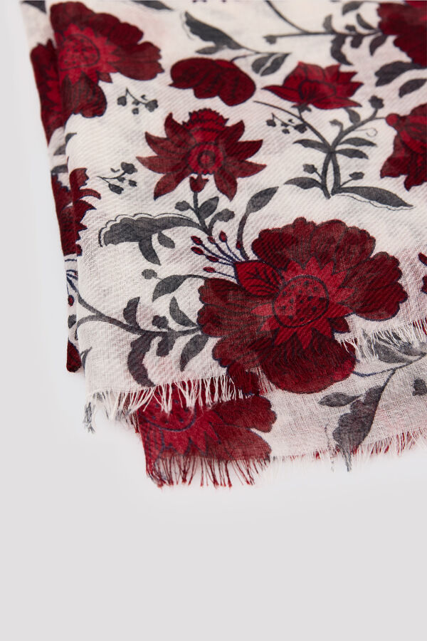 Cortefiel Fular floral Multicolor