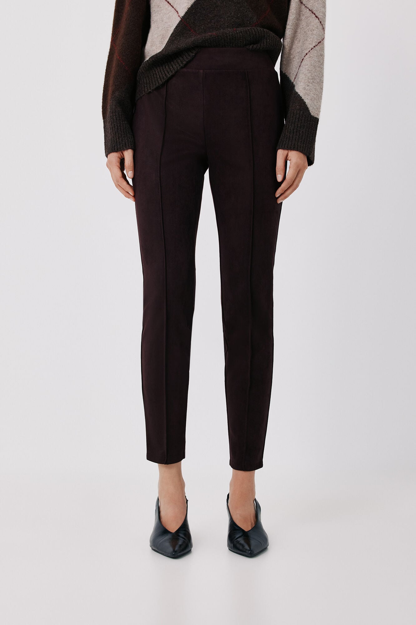 Cortefiel Faux suede women's leggings