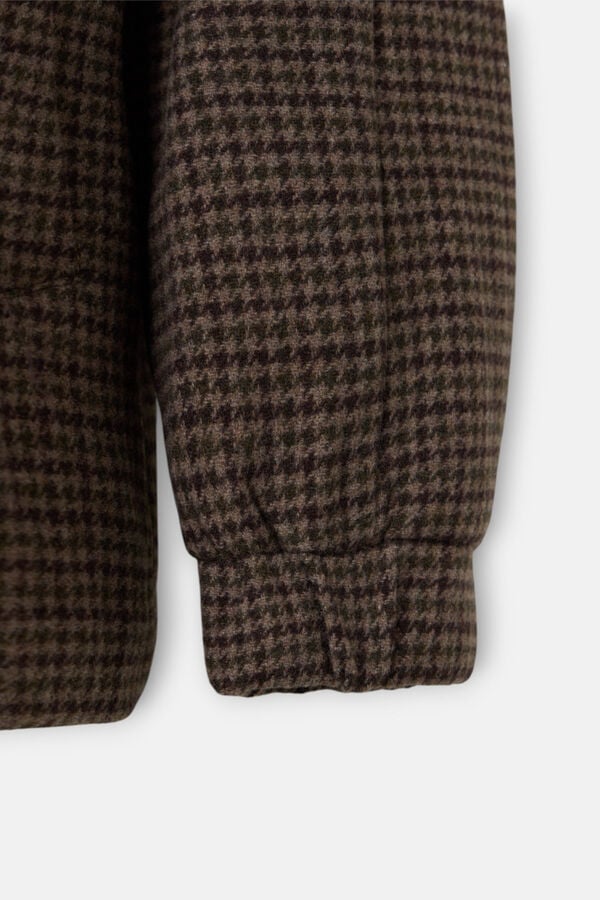 Silbon Blusão pied-de-poule Castanho