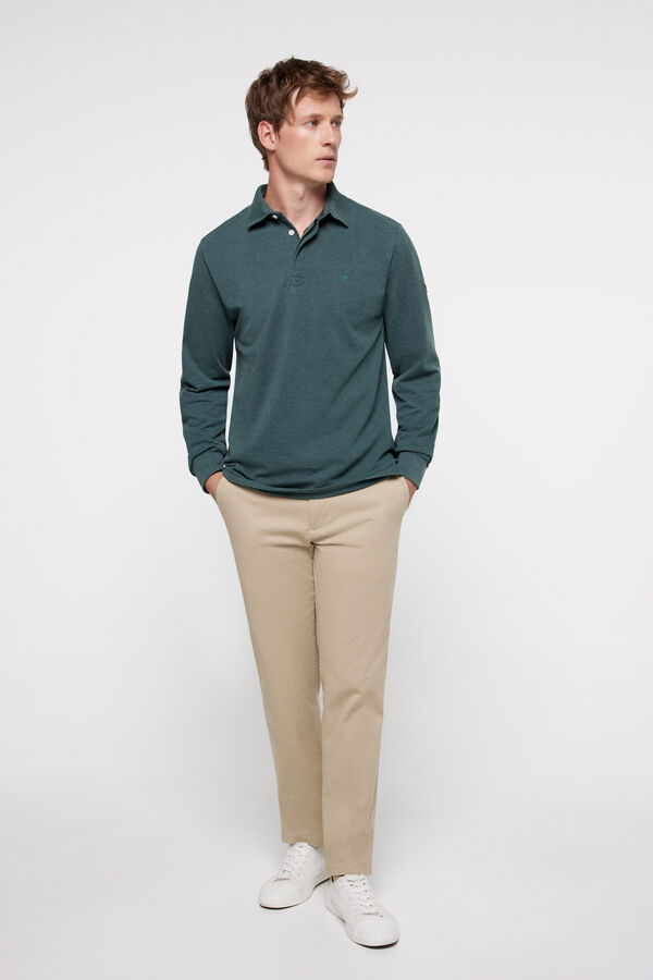 Privata Casual polo shirt Green