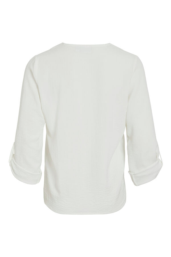 Vila blusa manga 3/4 Branco