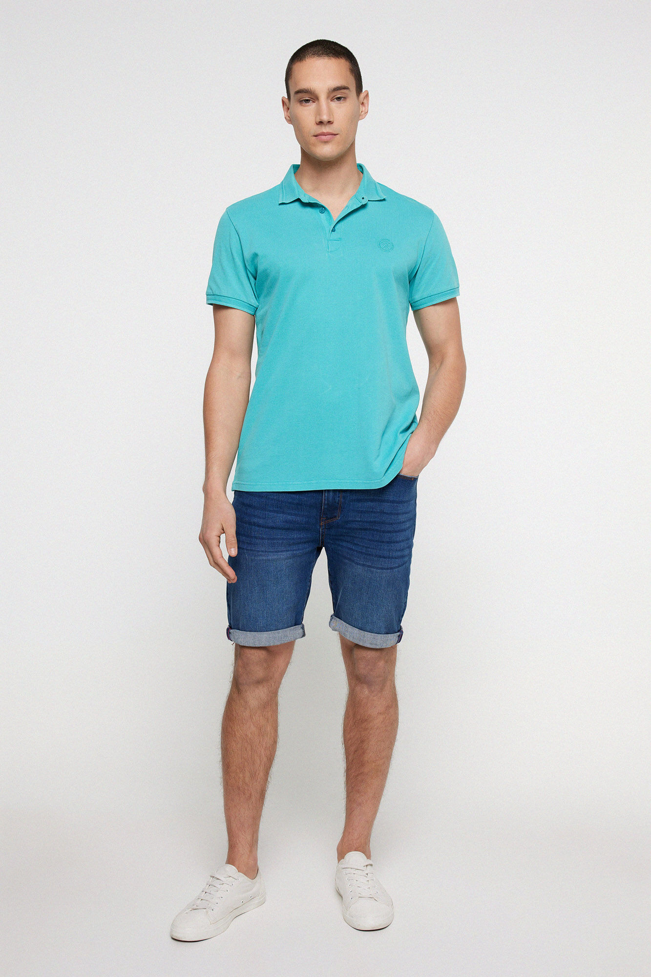 Bermuda tejana mid light Pantalones cortos de hombre Cortefiel