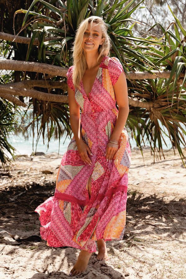 Jaase Vestido comprido Carmen Subiu