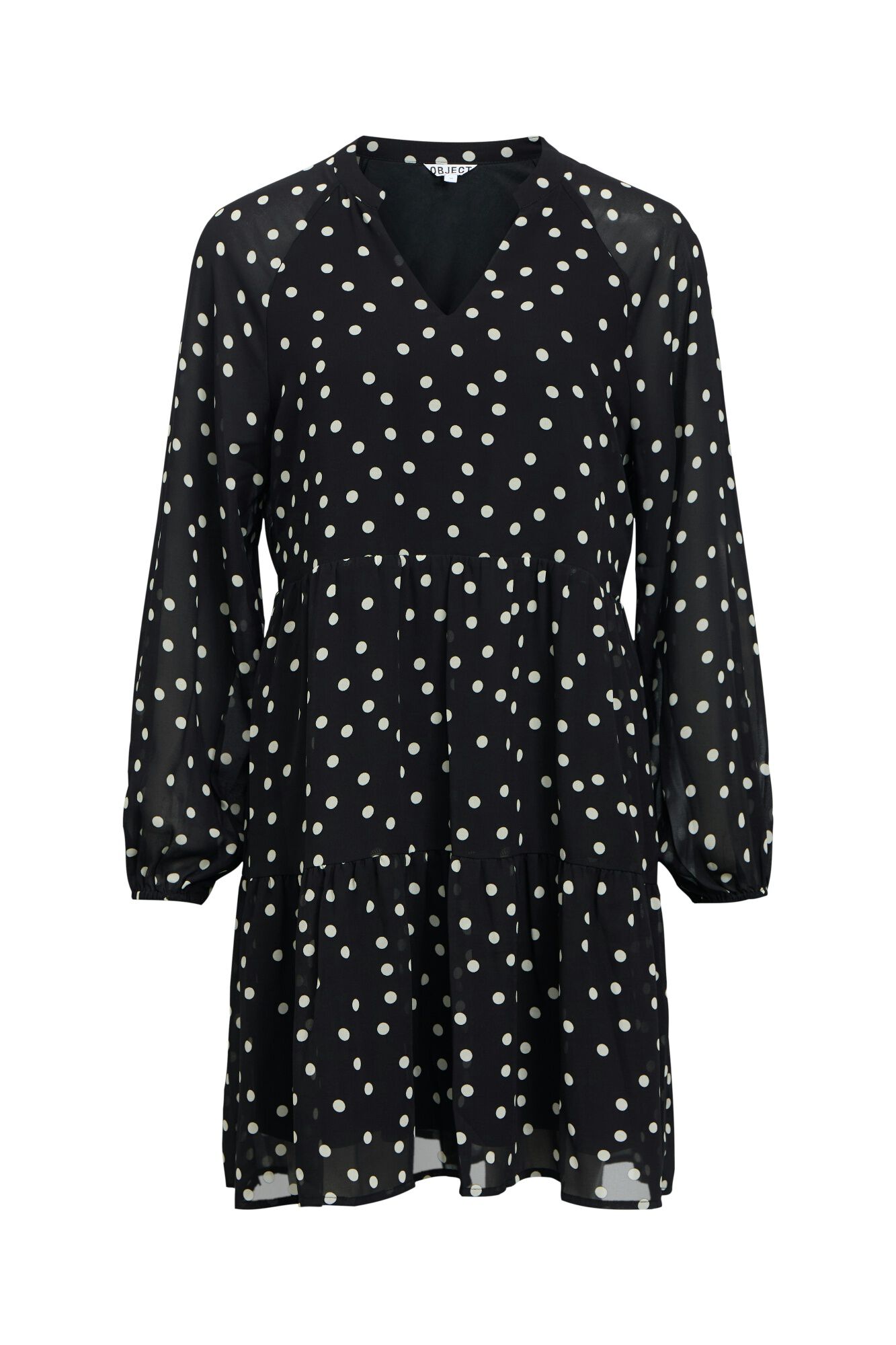 Object Vestido curto gaze estampado