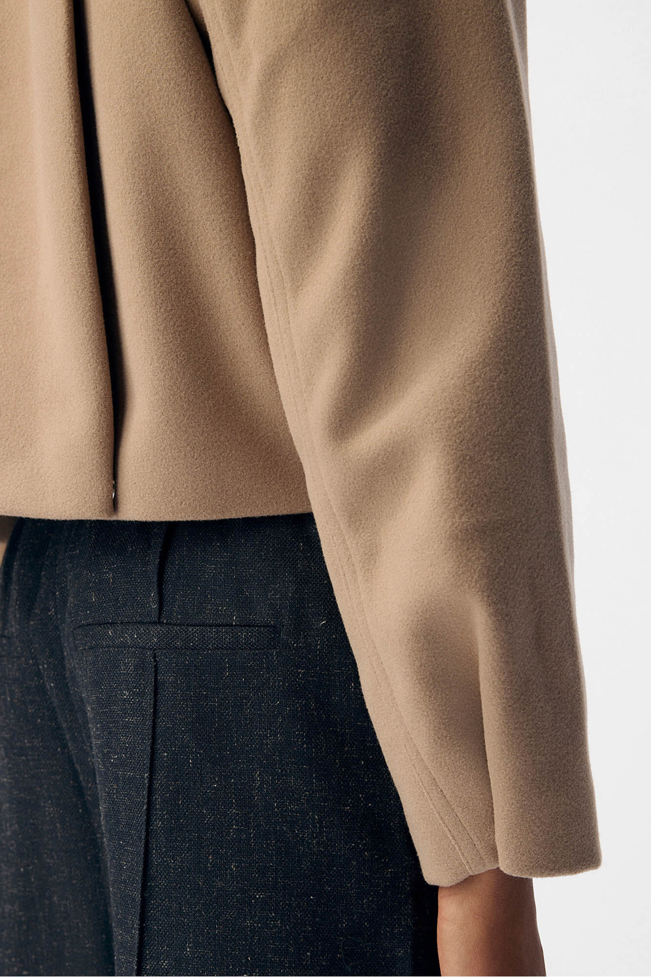 Object Casaco de feltro de manga comprida