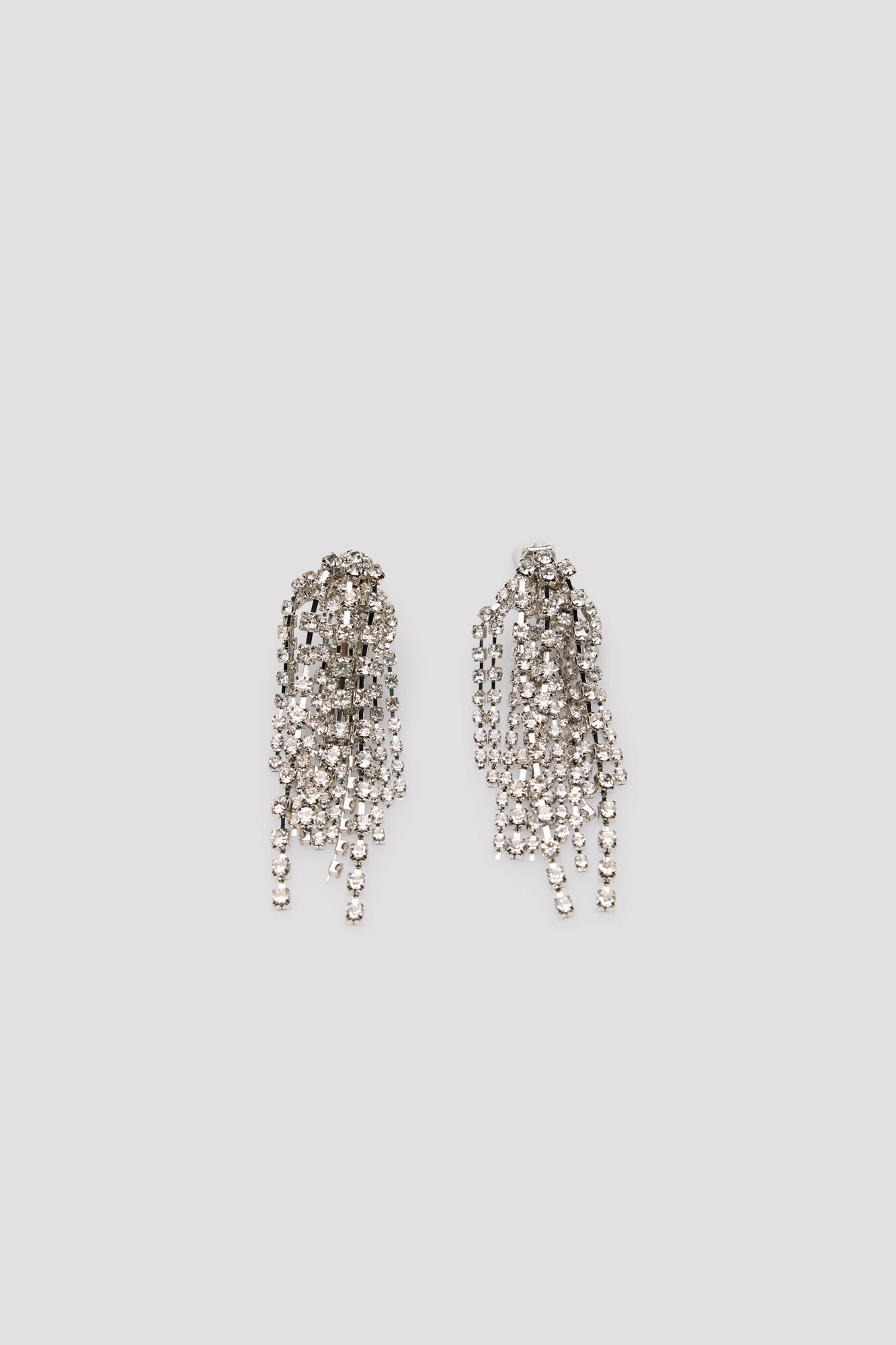 Cortefiel Crystal waterfall earrings