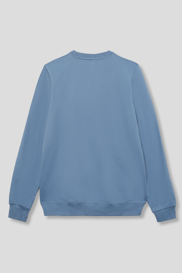 Street Monkey Sweatshirt básico regular fit Azul