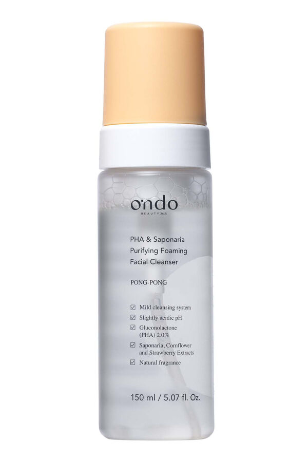 Ondo beauty 36.5 Limpiador espumoso purificante PHA y Saponaria Arena