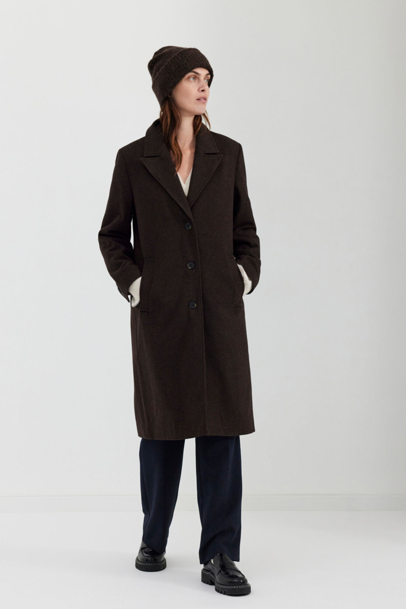 Classic wool coat womens on sale
