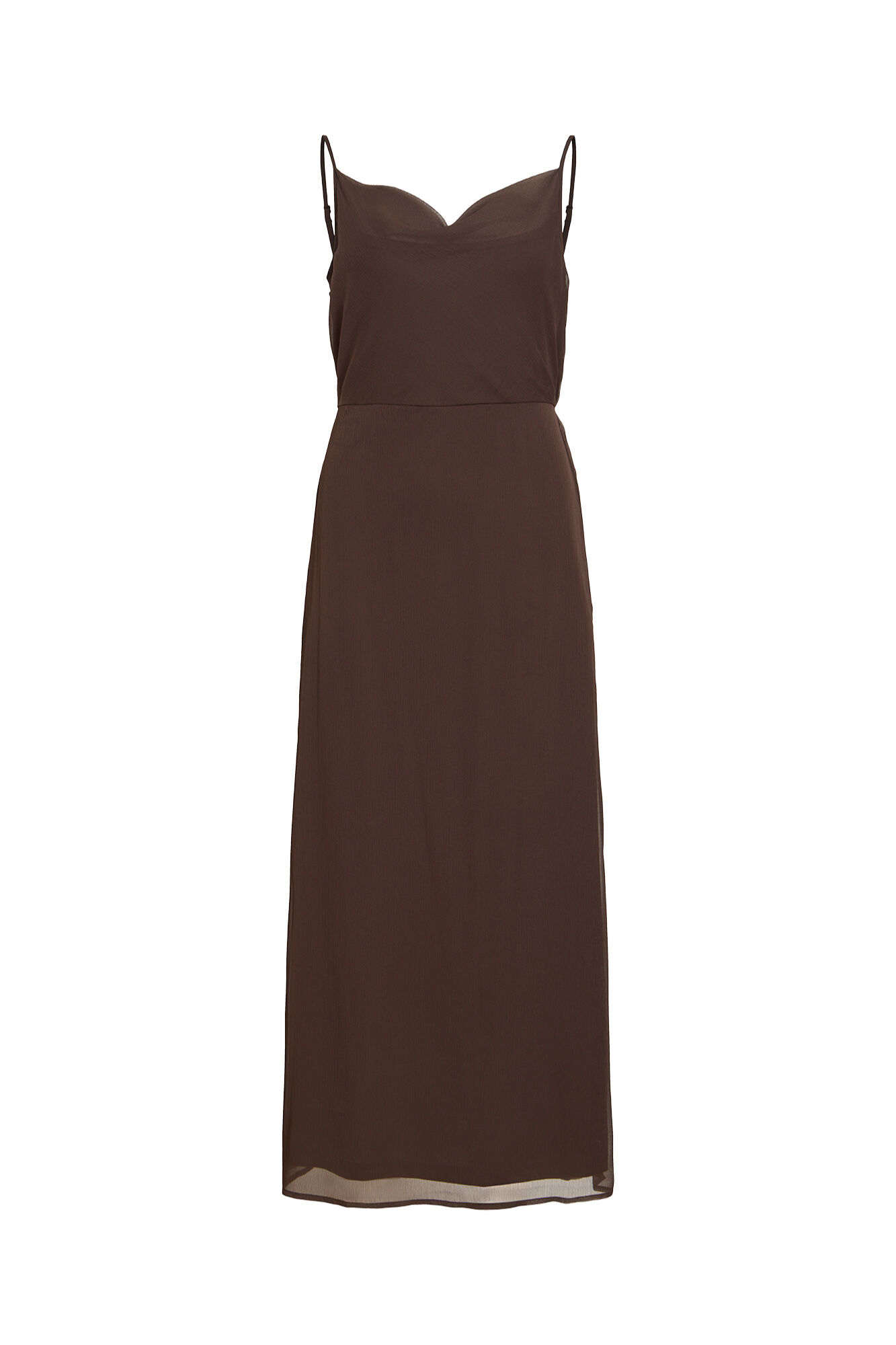 Vila Vestido comprido acetinado de al&ccedil;as