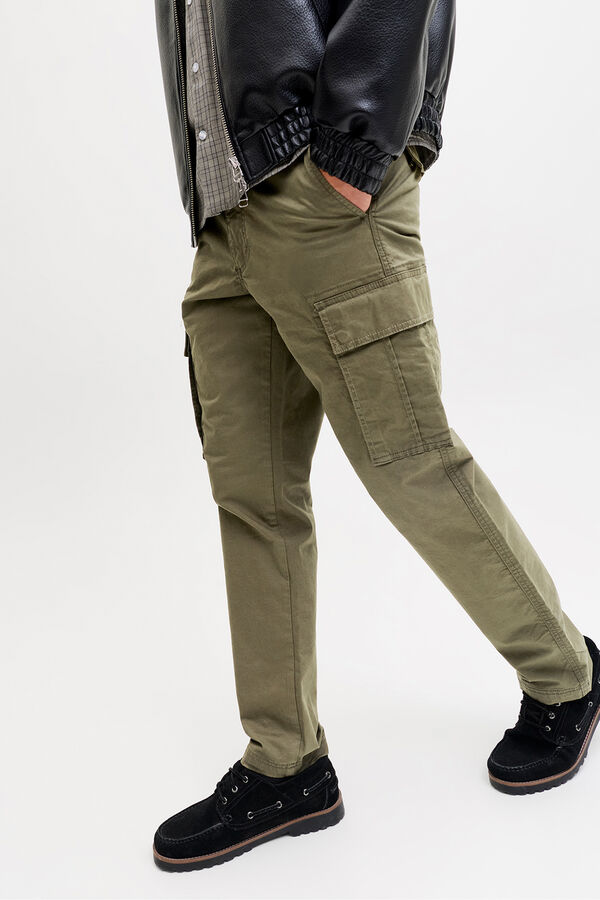 Jack & Jones Cal&ccedil;as cargo relaxed Verde