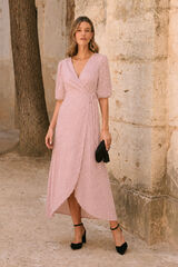 Pol&iacute;n Et Moi Mariella knot dress Pink