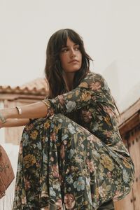Slowlove Vestido estampado vuelo