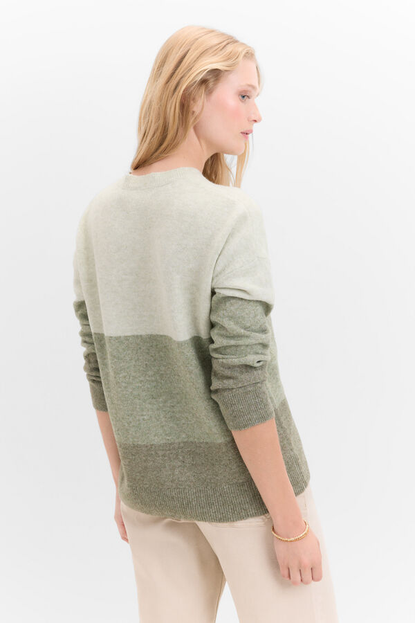 Cortefiel Soft feel jumper Green