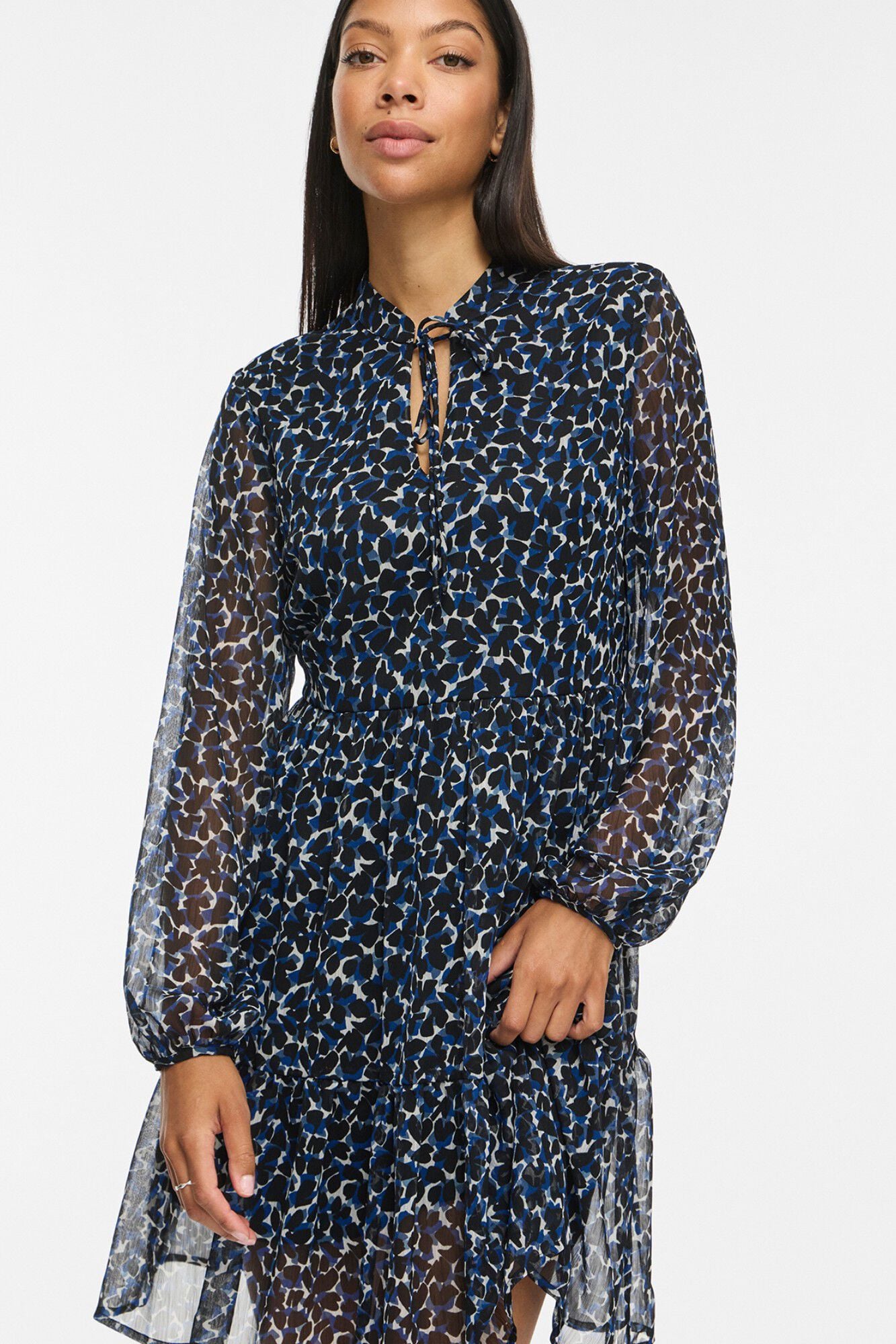 Vila Vestido curto de gaze