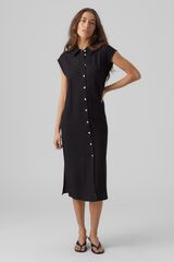 Vero Moda 7/8 shirt dress Black