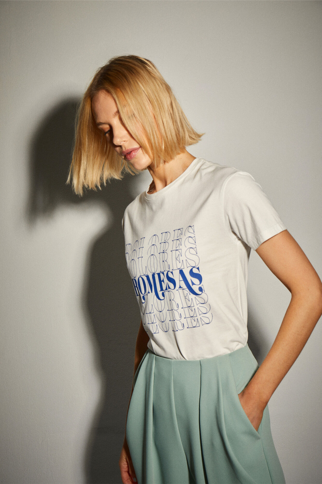 Camiseta blanca deals basica mujer