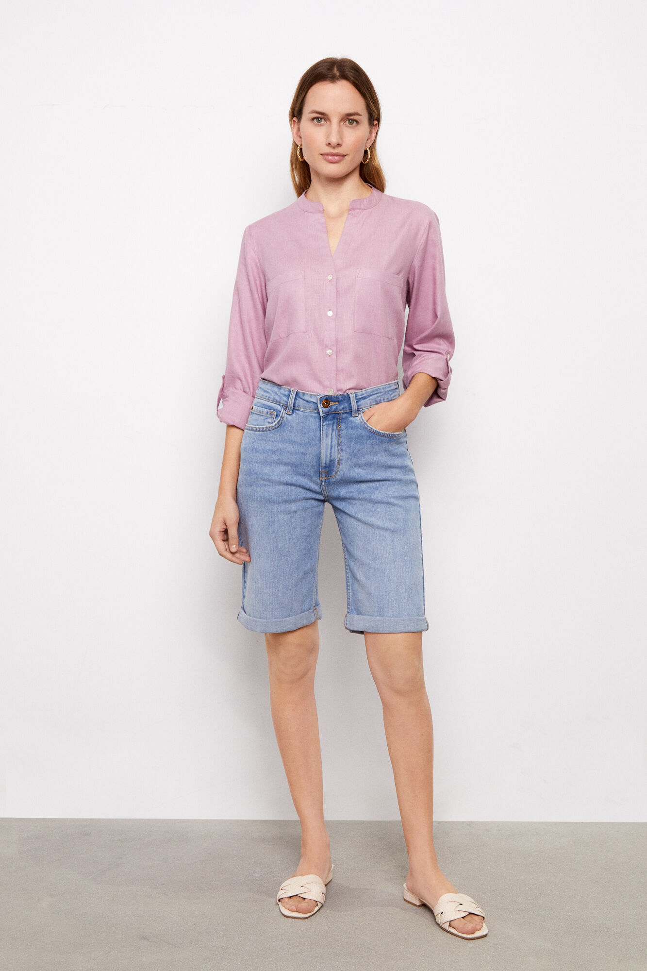 Bermudas cortefiel mujer best sale