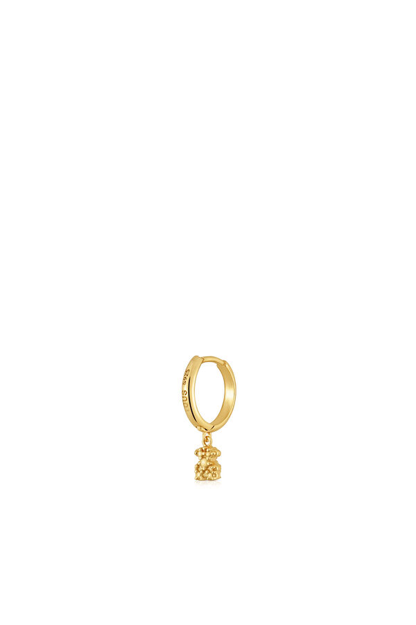 Tous Brinco de argola curto simples Dourado