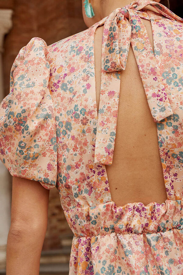 Pol&iacute;n Et Moi Vestido midi Teresa salm&atilde;o Subiu