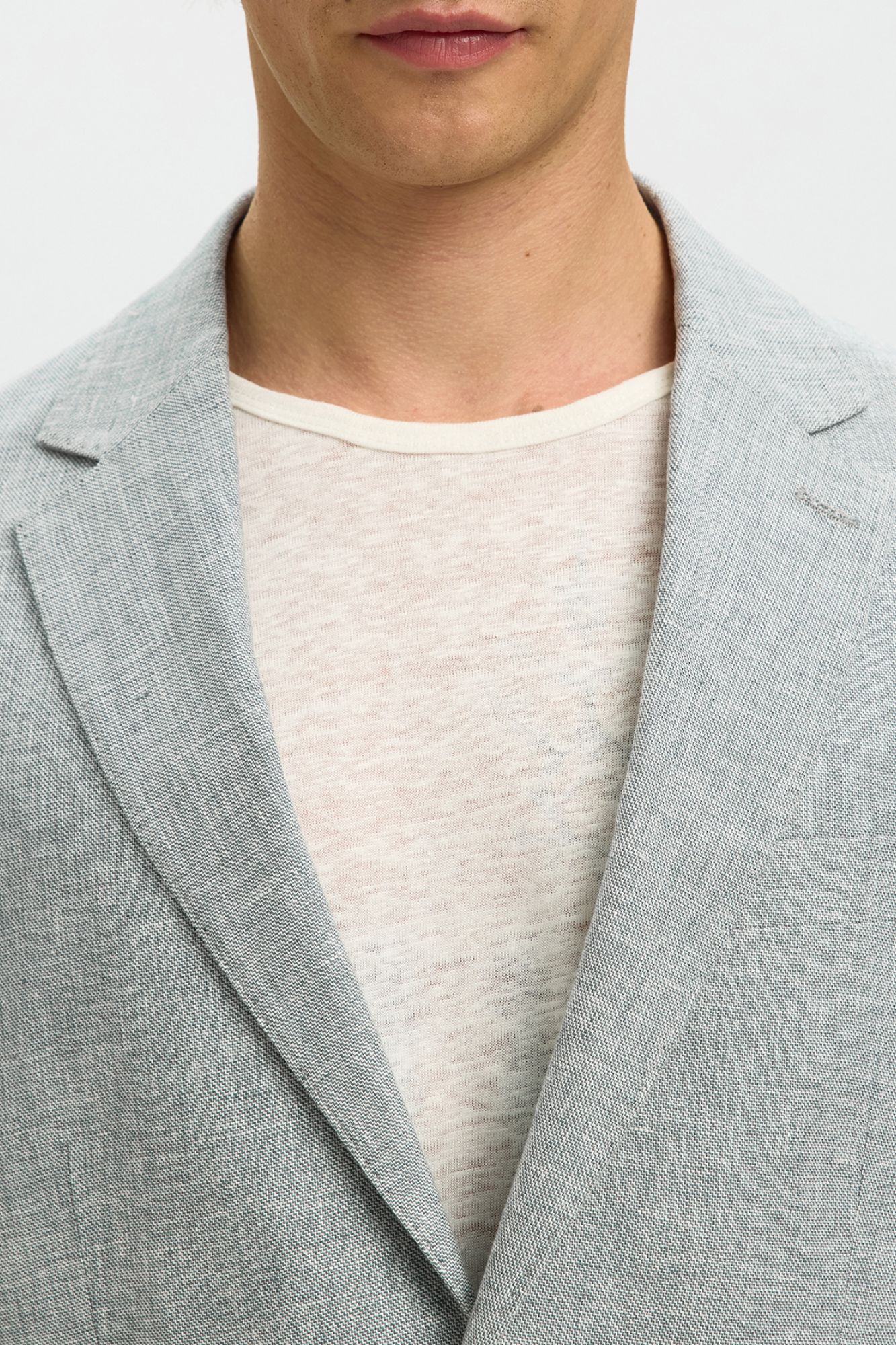 Selected Casaco de linho com aba