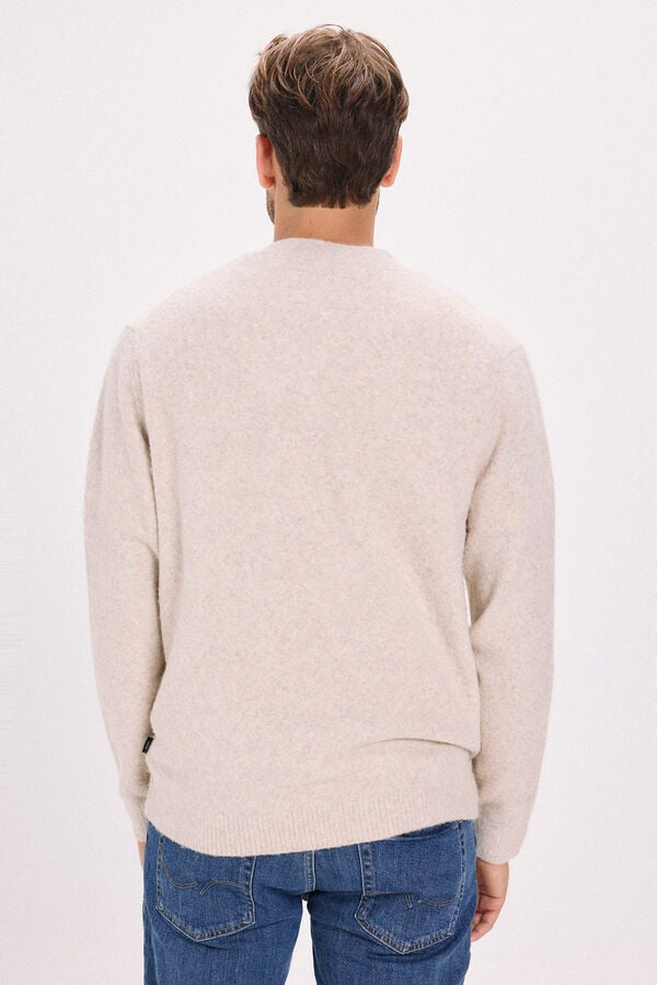 Jack & Jones Casaco de malha básico de malha liso Cinzento