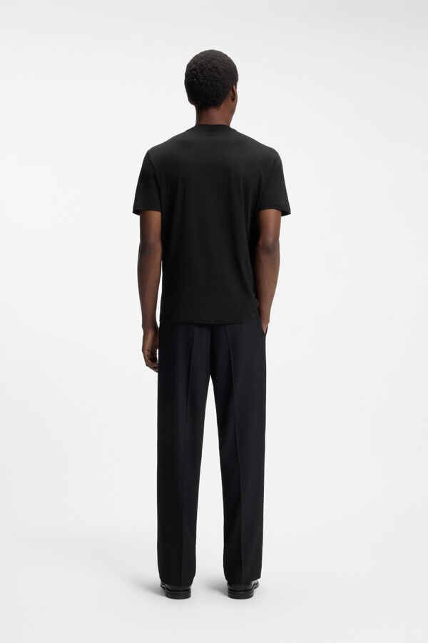 HUGO Short sleeve T-shirt Black