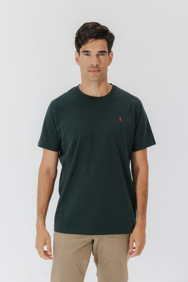 elPulpo T-shirt com logo bordado Verde