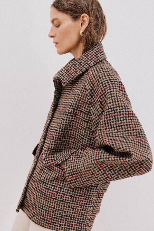 Cortefiel Sobretudo tecido curto Granada