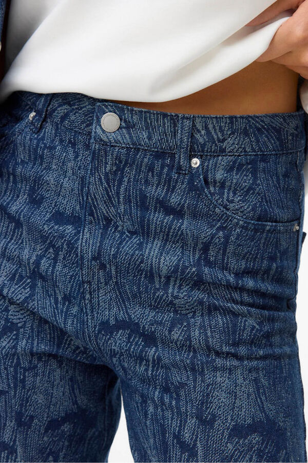 Vero Moda Jeans largos estampados Azul