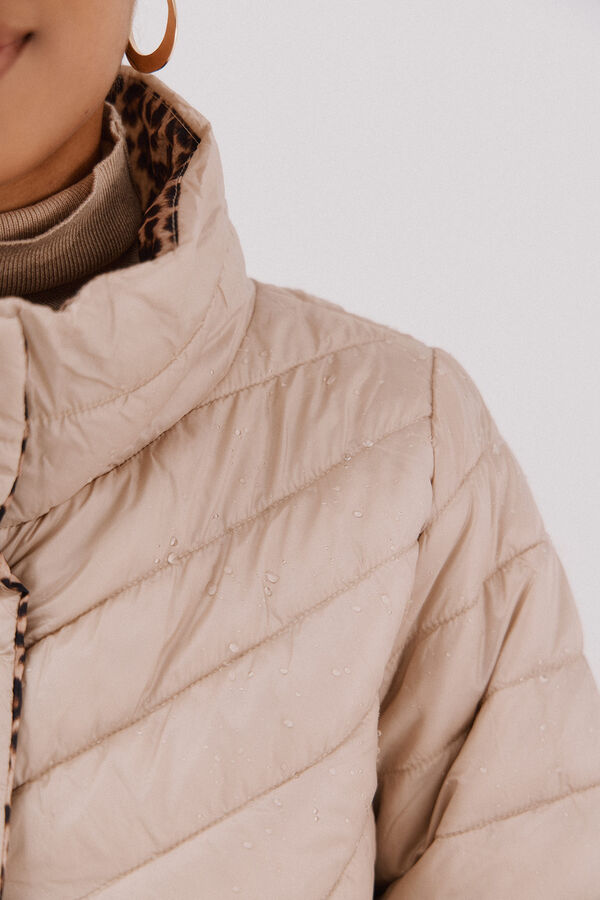 Cortefiel Reversible Thermolite® jacket Ivory