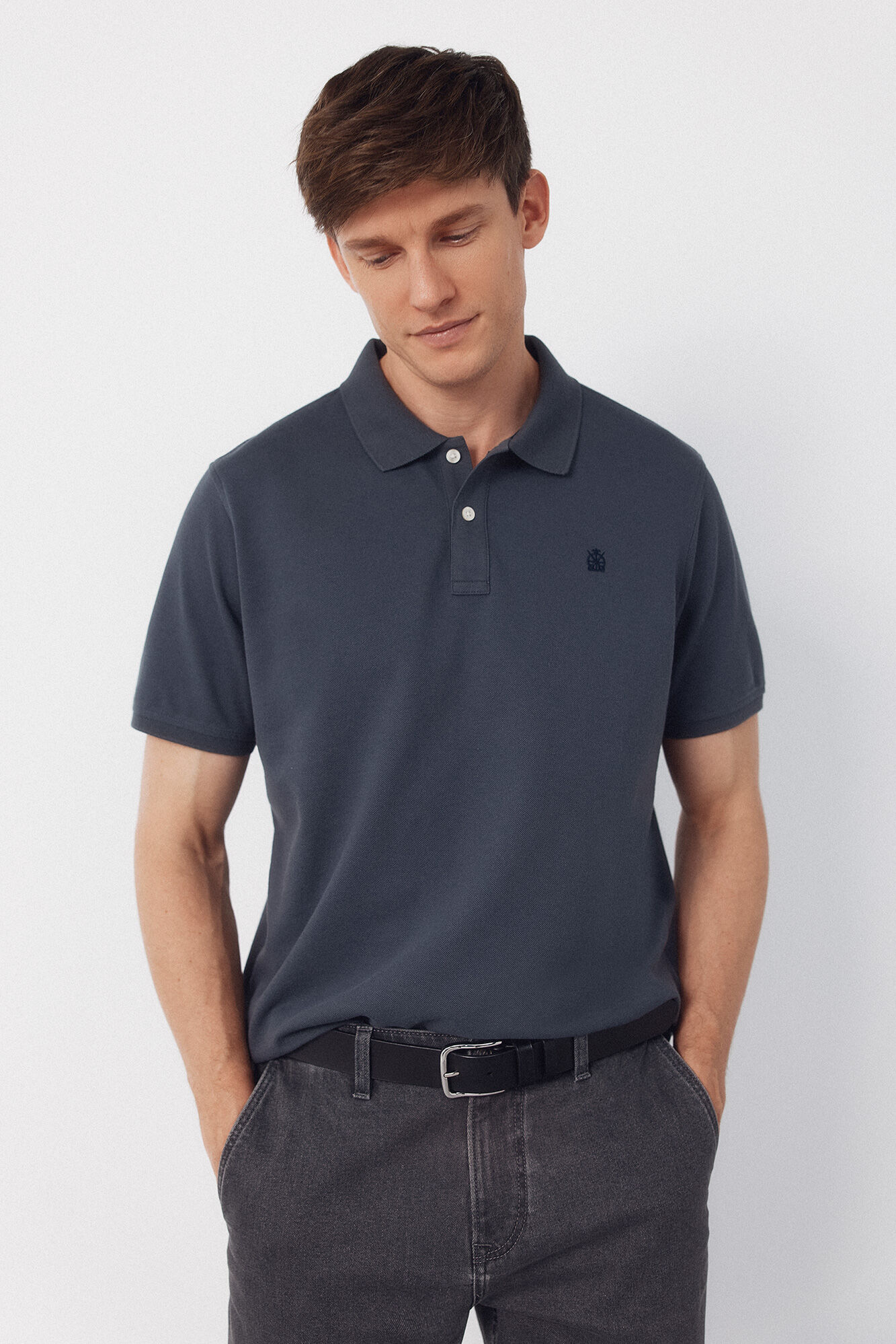 Cortefiel Basic piqu&eacute; polo shirt