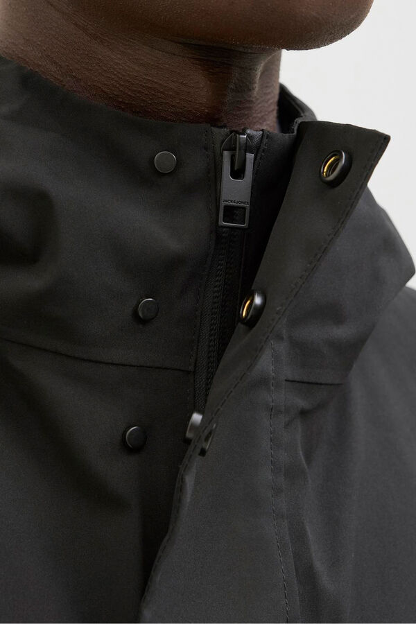 Jack & Jones Regular fit waterproof jacket Black