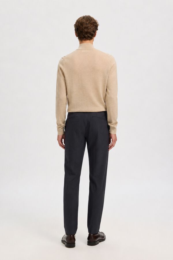Selected Cal&ccedil;a formal Slim Fit Azul