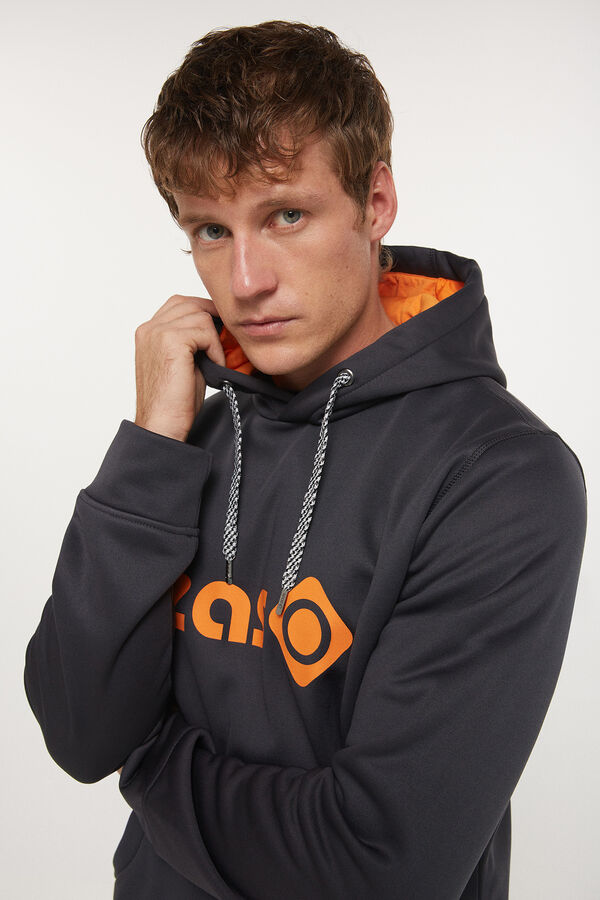 Izas Sweatshirt with logo Grey