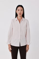 Cortefiel Oxford basic shirt Pink